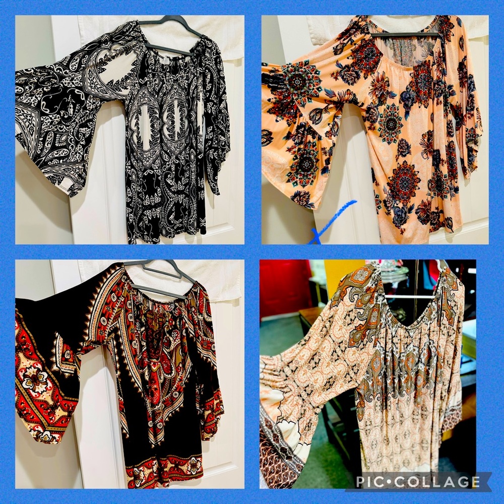Boutique Tunics - 4 Piece Bundle